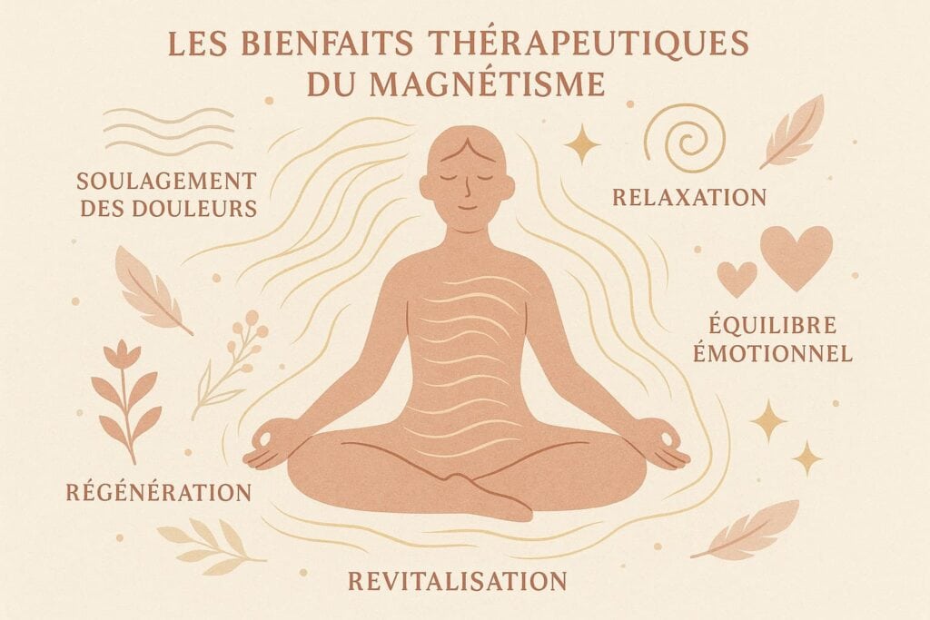 Magnétisme Thérapeutique : comprendre et profiter de ses bienfaits : soulagement, apaisement, stimulation et rééquilibrage.