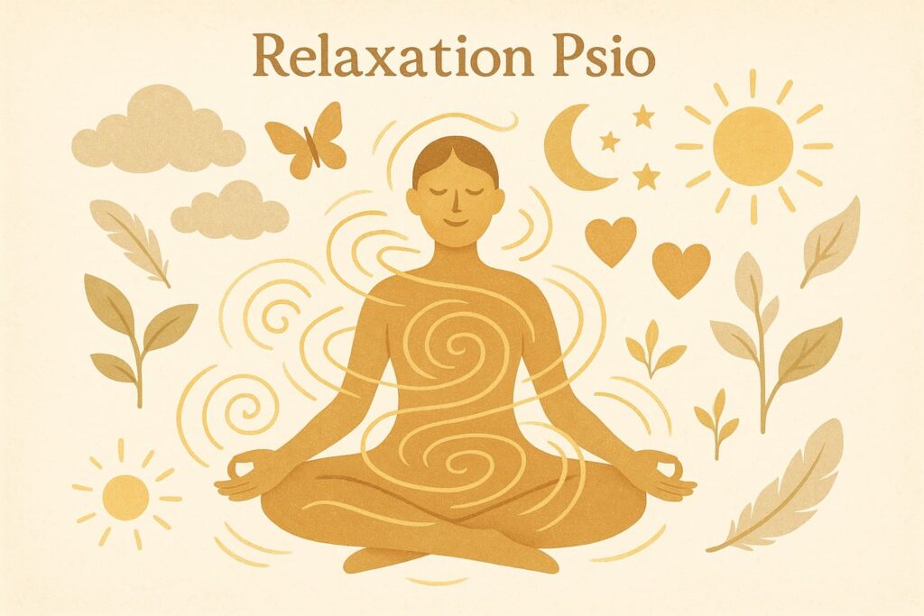 Relaxation Psio : pour une détente profonde et un sommeil réparateur : gestion du stress, amélioration du sommeil et bien-être mental.